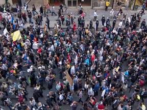 Occupy Wall Street on Broadway