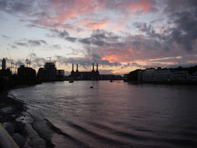River Thames night and day